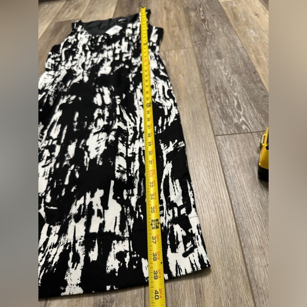🛍️NWT. metro style black and white dress Size 4 - Picture 9 of 11